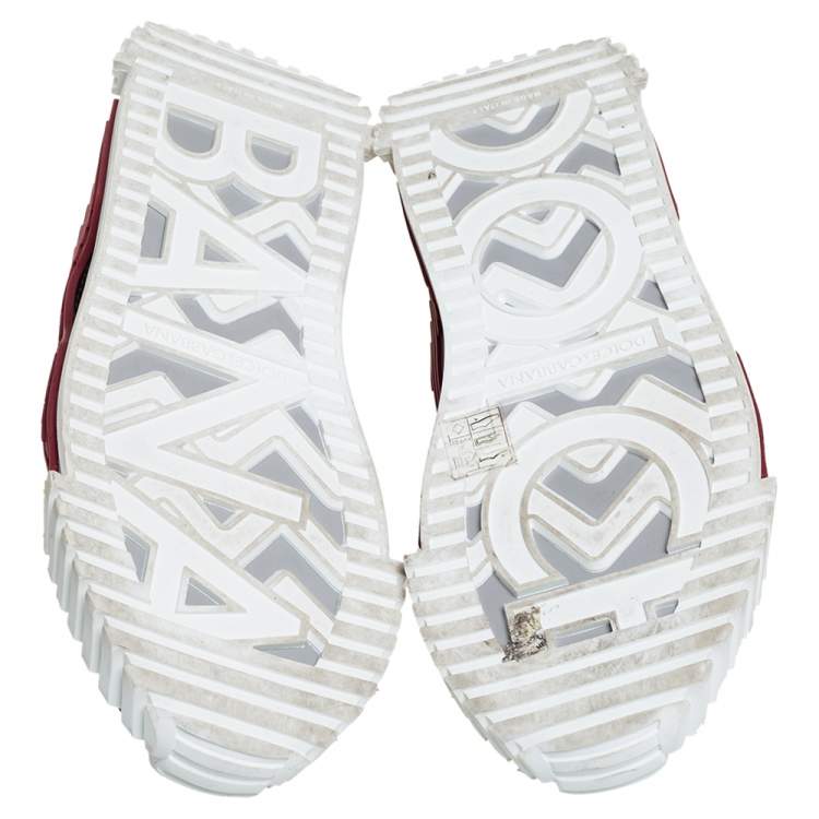 Pre Owned Dolce & Gabbana Multicolor Mesh And Leather NS1 Sneakers Size 44