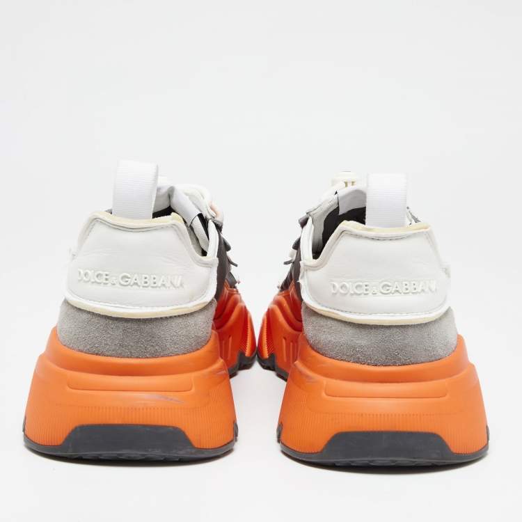 Pre Owned Dolce & Gabbana Multicolor Nylon And Leather Daymaster Sneakers Size 45