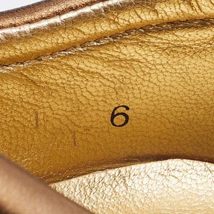 Pre Owned Dolce & Gabbana Black/Gold Patent Leather and Fabric DG Low Top Sneakers Size 40  