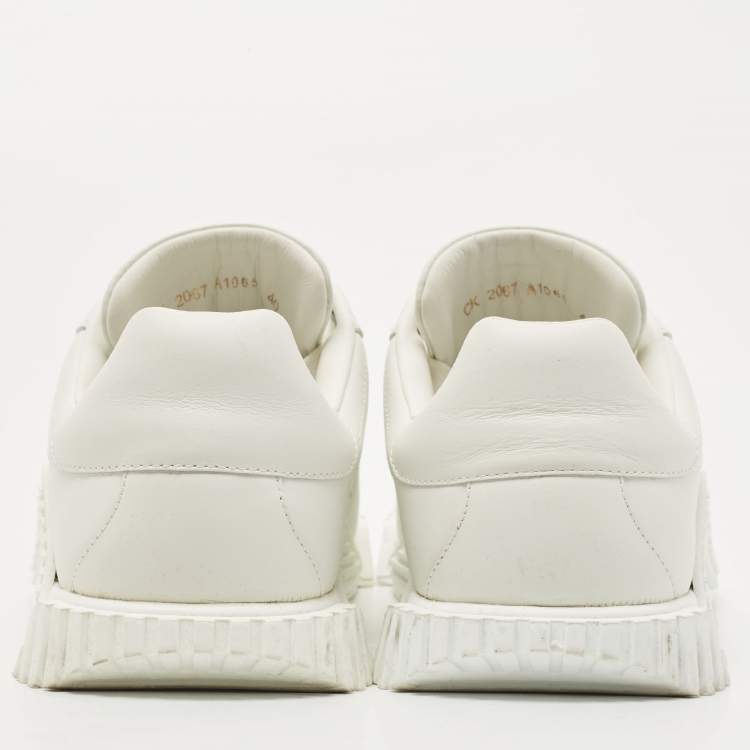 Pre Owned Dolce & Gabbana White Leather NS1 Sneakers Size 40