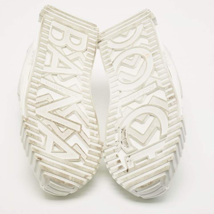 Pre Owned Dolce & Gabbana White Leather NS1 Sneakers Size 40