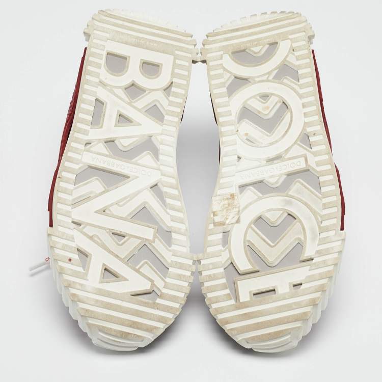 مملوكة مسبقًا Dolce & Gabbana Multicolor Fabric and Leather Ns1 Sneakers Size 42