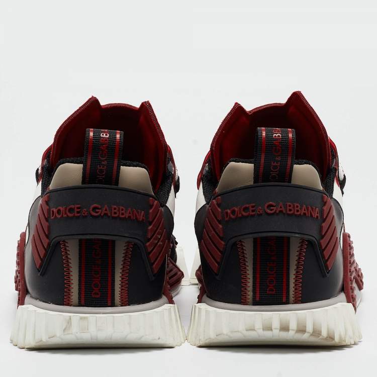 مملوكة مسبقًا Dolce & Gabbana Multicolor Fabric and Leather Ns1 Sneakers Size 42