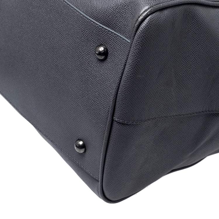 Pre Owned Dolce & Gabbana Grey Leather Sicily Travel Bag