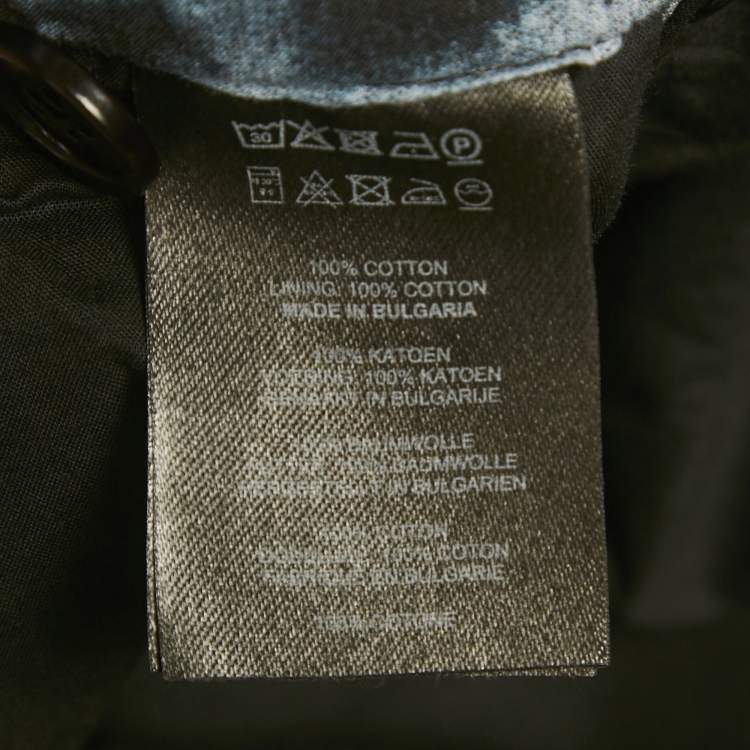 Pre Owned شورت دريس فان نوتن قطن بطبعة تجريدية زرقاء  مقاس صغير (إكس صغير)