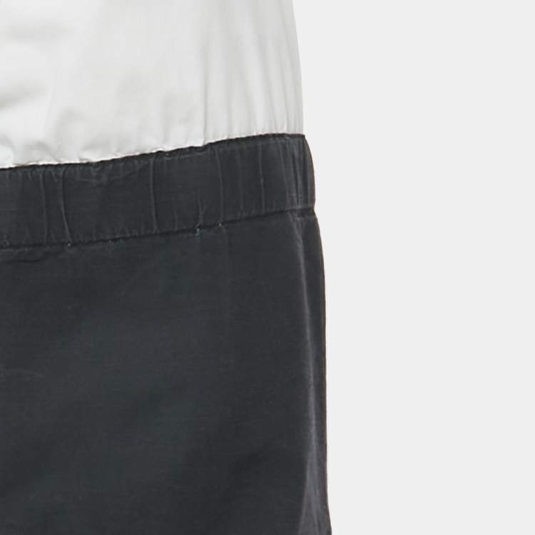 Pre Owned Dries van Noten White Cotton Layered Sleeve Shirt M