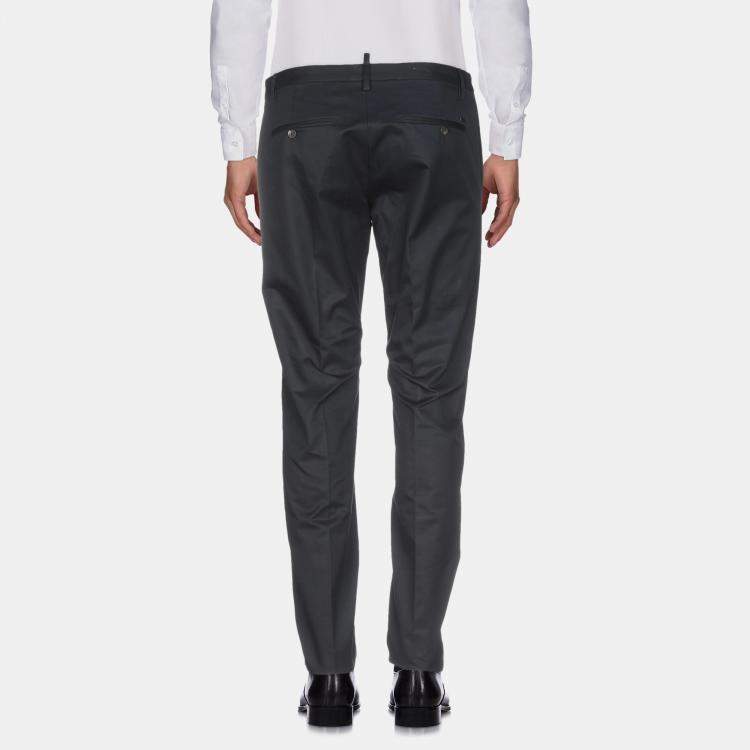 Pre Owned Dsquared2 Cotton Pants 50