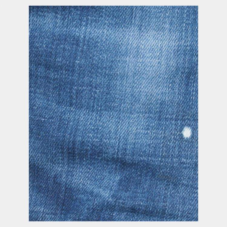 Pre Owned Dsquared2 Blue Denim Tidy Biker Jeans XL (IT 52)