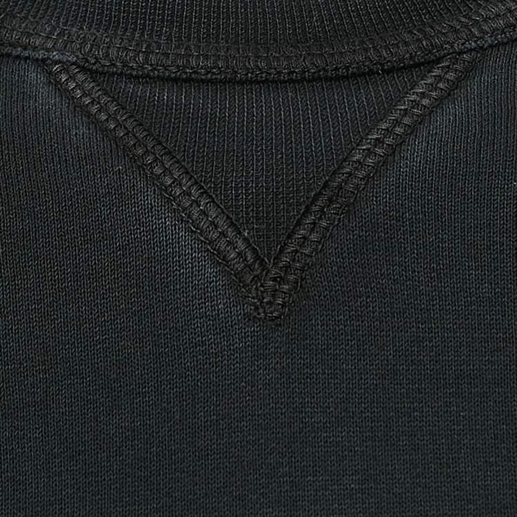 Pre Owned Dsquared2 Black Embroidered Cotton Sweatshirt S