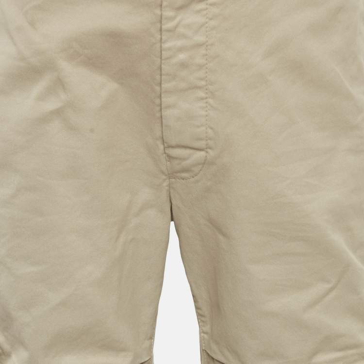 Pre Owned Dsquared2 Beige Cotton Straight Fit Trousers XL 