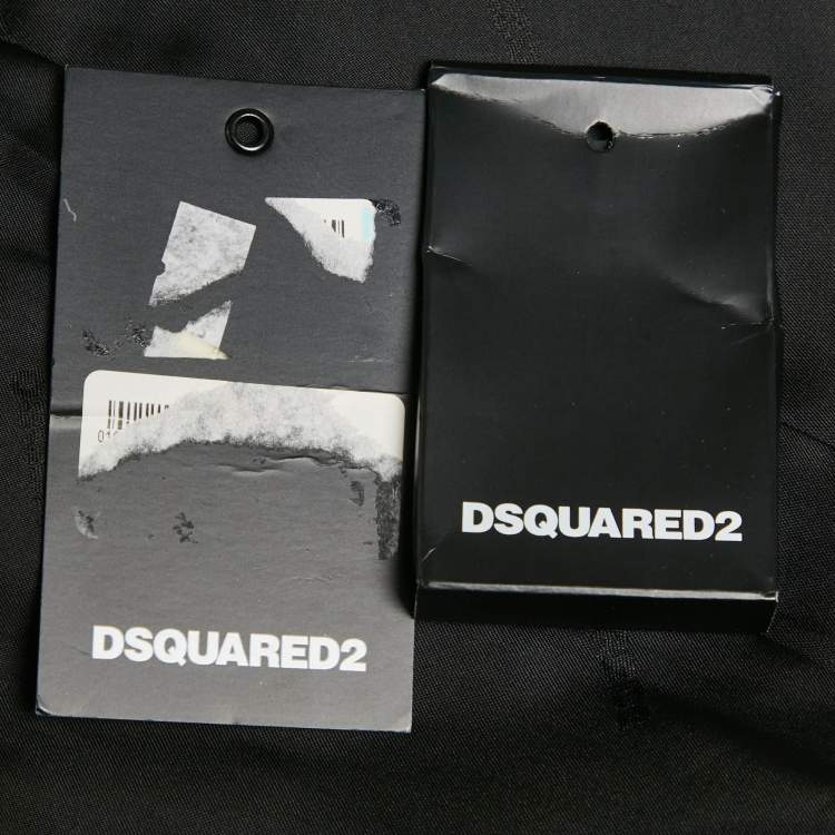Pre Owned Dsquared2 Black Wool Single Breasted Blazer S