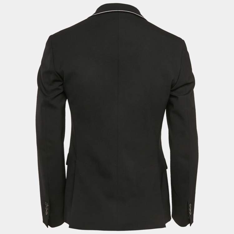 Pre Owned Dsquared2 Black Wool Single Breasted Blazer S