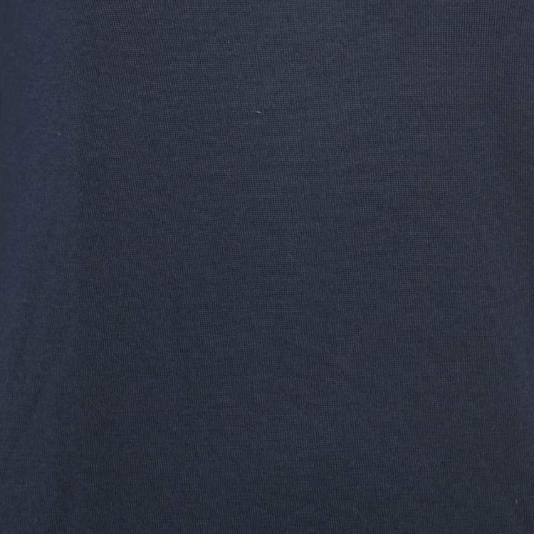 Pre Owned Dsquared2 Blue Cashmere Long Sleeve Sweater M