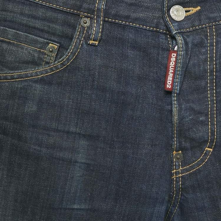 Pre Owned Dsquared2 Blue Denim Skater Jeans S Waist 32 "