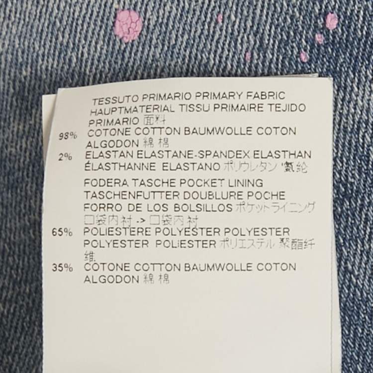 Pre Owned Dsquared2 Blue Distressed Denim Cool Guy Jeans L Waist 36"