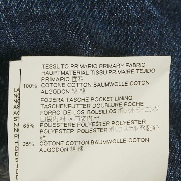 Pre Owned Dsquared2 Blue Distressed Denim Classic Kenny Twist Jeans L Waist 36"