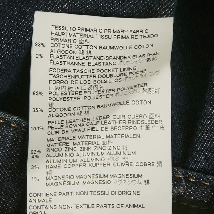 Pre Owned Dsquared2 Dark Blue Denim Cool Guy Jeans XL Waist 36"