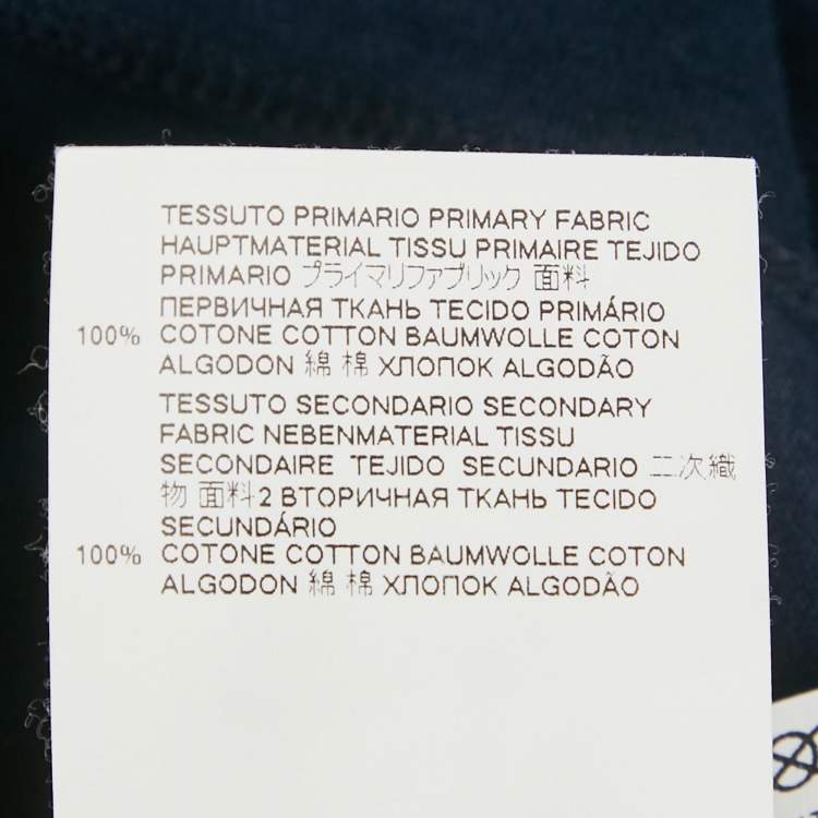 Pre Owned Dsquared2 Navy Blue Icon Print Jersey Cool Fit T-Shirt M