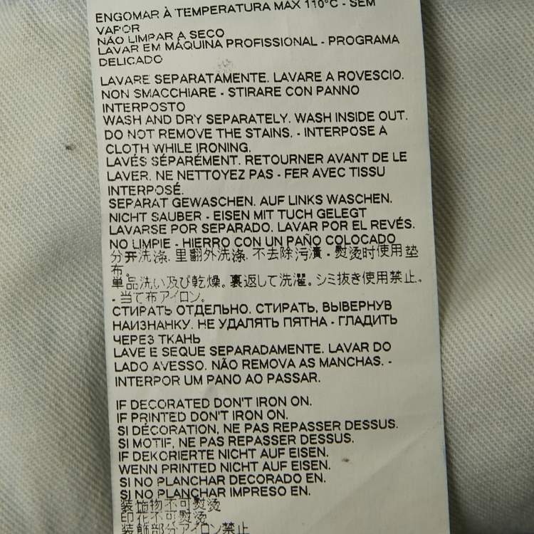 Pre Owned Dsquared2 Blue Denim Logo Tape Brad Jeans M/Waist 34