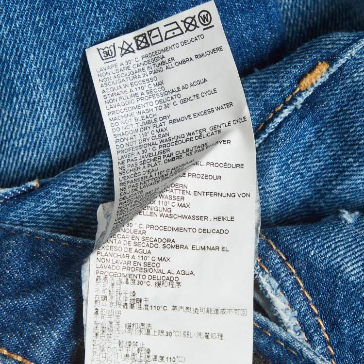 مملوكة مسبقًا Dsquared2 Blue Denim Skater Jeans S/Waist 32"