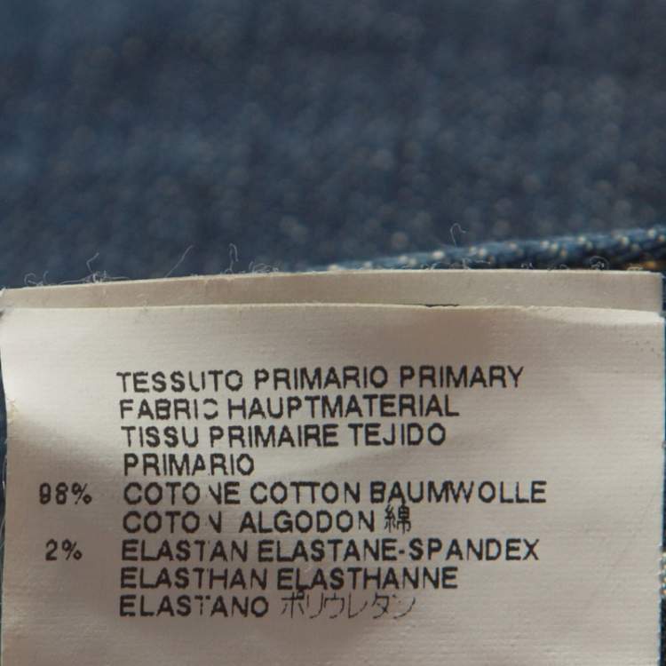 Pre Owned Dsquared2 Indigo Denim Slim Fit Jeans M 