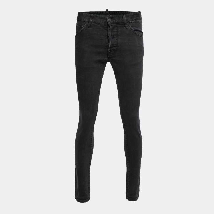 Pre Owned Dsquared2 Black Denim Cool Guy Jeans M Waist 32" 