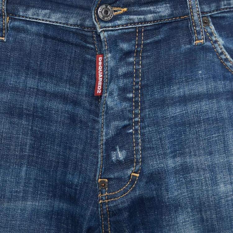 Pre Owned Dsquared2 Blue Denim Cool Guy Slim Fit Jeans XL