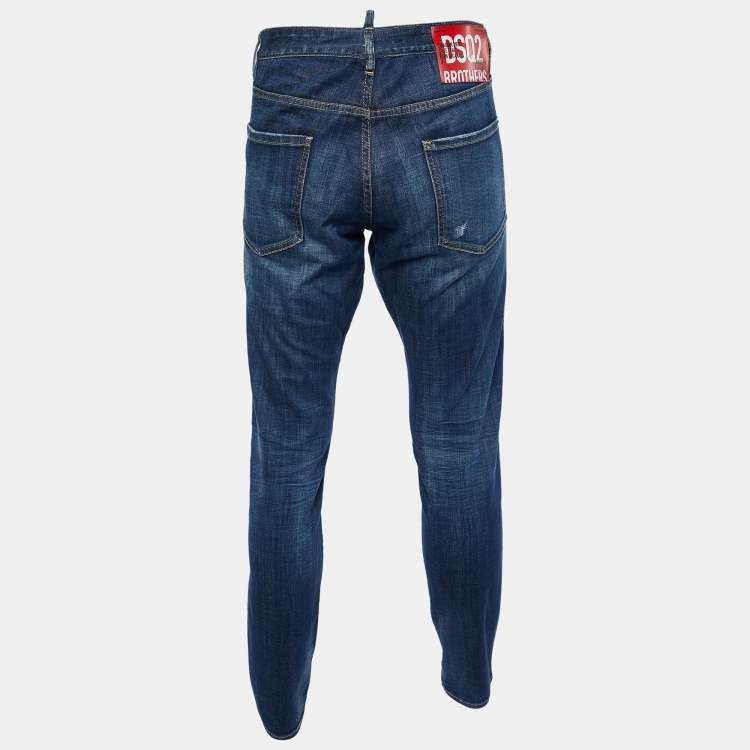 Pre Owned Dsquared2 Blue Denim Cool Guy Slim Fit Jeans XL