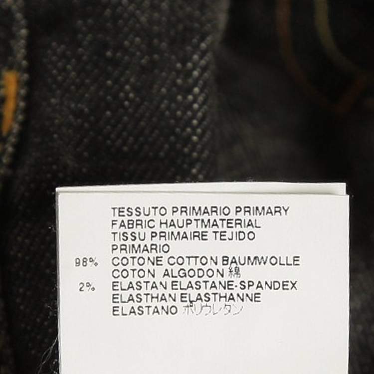 Pre Owned Dsquared2 Charcoal Grey Washed Denim Jeans S Waist 32"