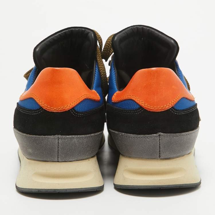 Pre Owned Dsquared2 Multicolor Suede & Mesh Dean Goes Hiking Lace Up Sneakers Size 43