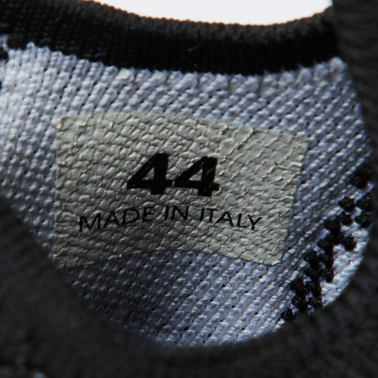 Pre Owned Dsquared2 Black Knit Fabric Run DS2 Sneakers Size 44