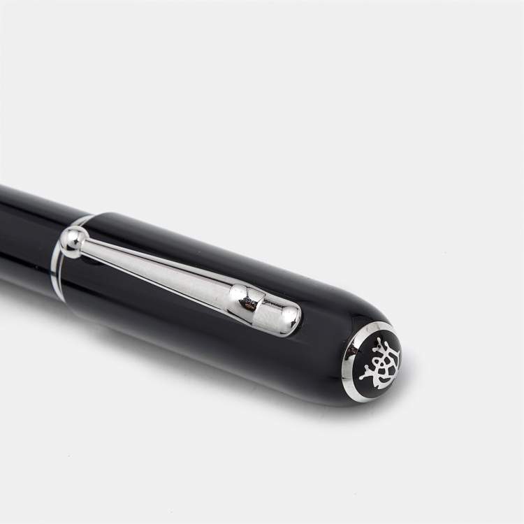 Pre Owned Dunhill Resin Silver Tone Ballpoint Pen