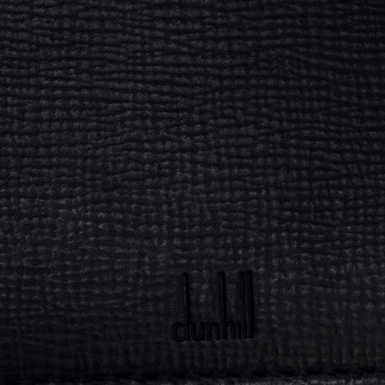Pre Owned Dunhill Black Leather Bifold Wallet
