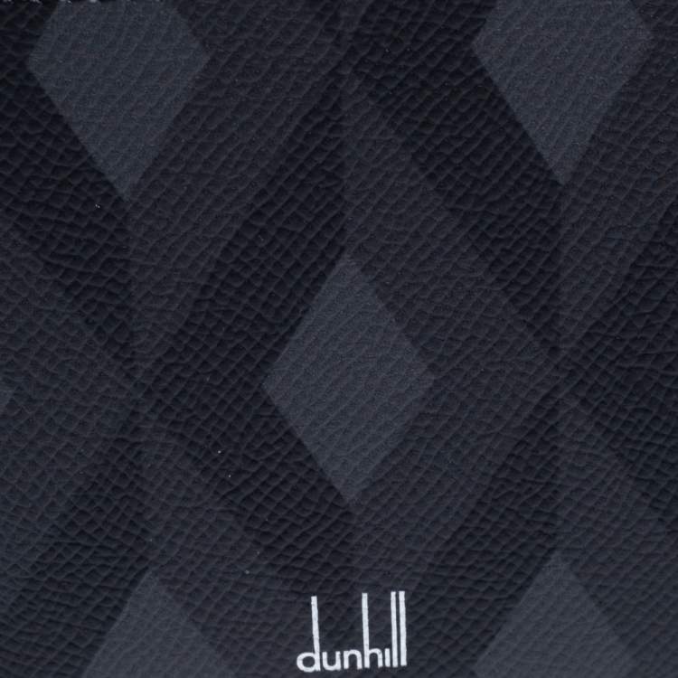 Pre Owned Dunhill Black Leather Bifold Wallet