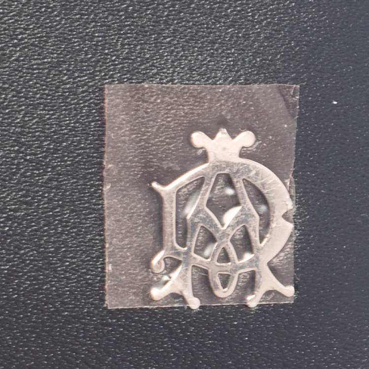 Pre Owned Dunhill Black Leather Card Holder