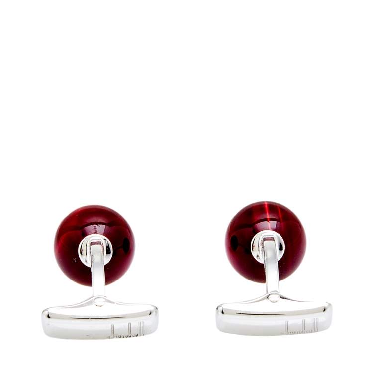 Pre Owned Dunhill Resin Sterling Silver Cufflinks