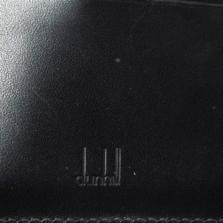 Pre Owned Dunhill Black Leather Card Holder