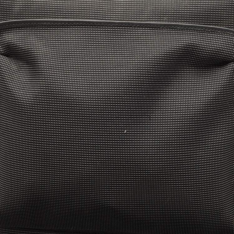 Pre Owned Dunhill Dark Grey Canvas 2 Wheeled Cabin Luggage