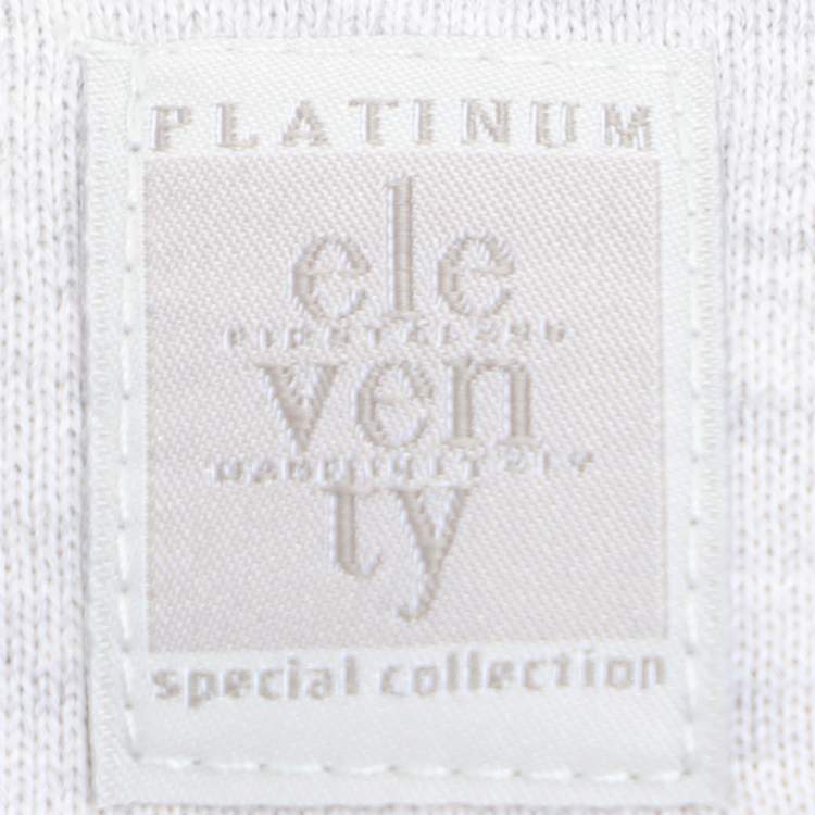 Pre Owned Elevety Grey Jersey Henley T-Shirt XL