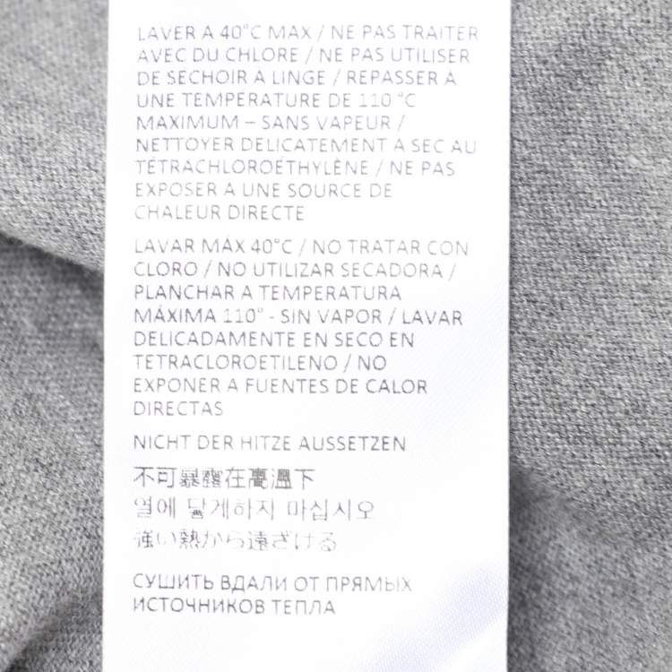 Pre Owned Elevety Dark Grey Jersey Henley T-Shirt XL