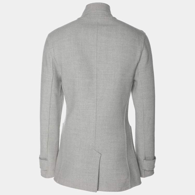 مملوكة مسبقًا \جاكيت قابل للقلب صوف أزرق/رمادي إيلفنثي مقاس 2 إكس إكس لارج - 2 كبير جدًا جدًا