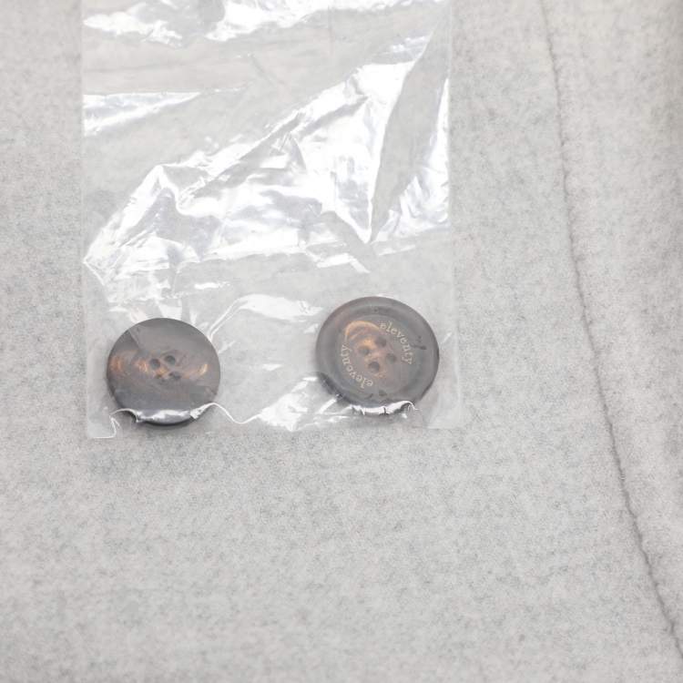 مملوكة مسبقًا \جاكيت قابل للقلب صوف أزرق/رمادي إيلفنثي مقاس 2 إكس إكس لارج - 2 كبير جدًا جدًا