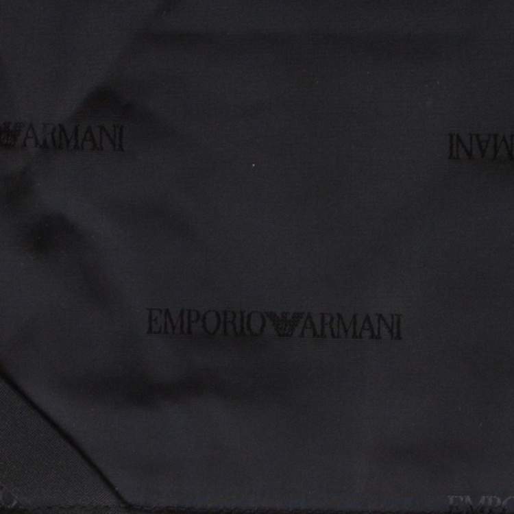 Pre Owned Emporio Armani Coral Orange Leather Zip Around iPad Case