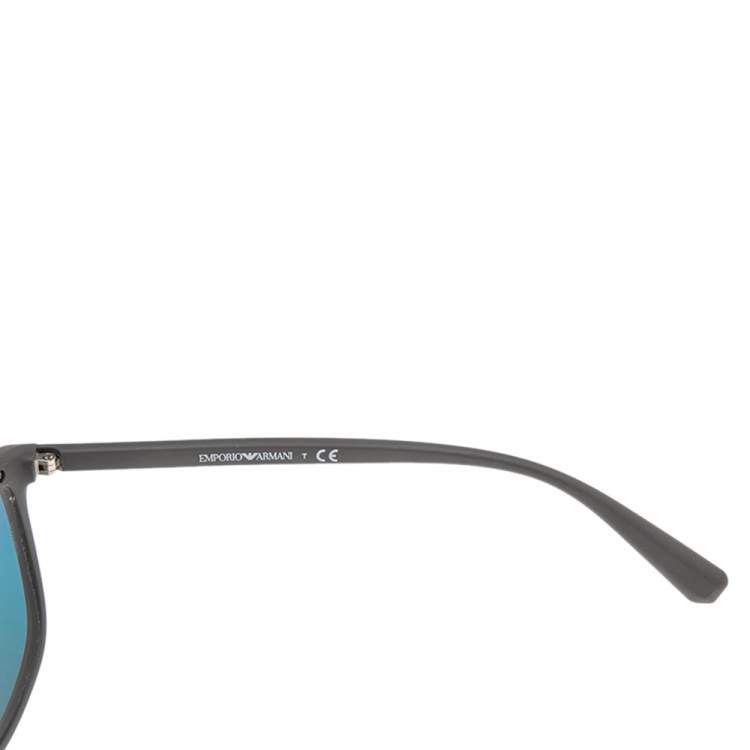 Pre Owned Emporio Armani Grey EA4109 Square Sunglasses