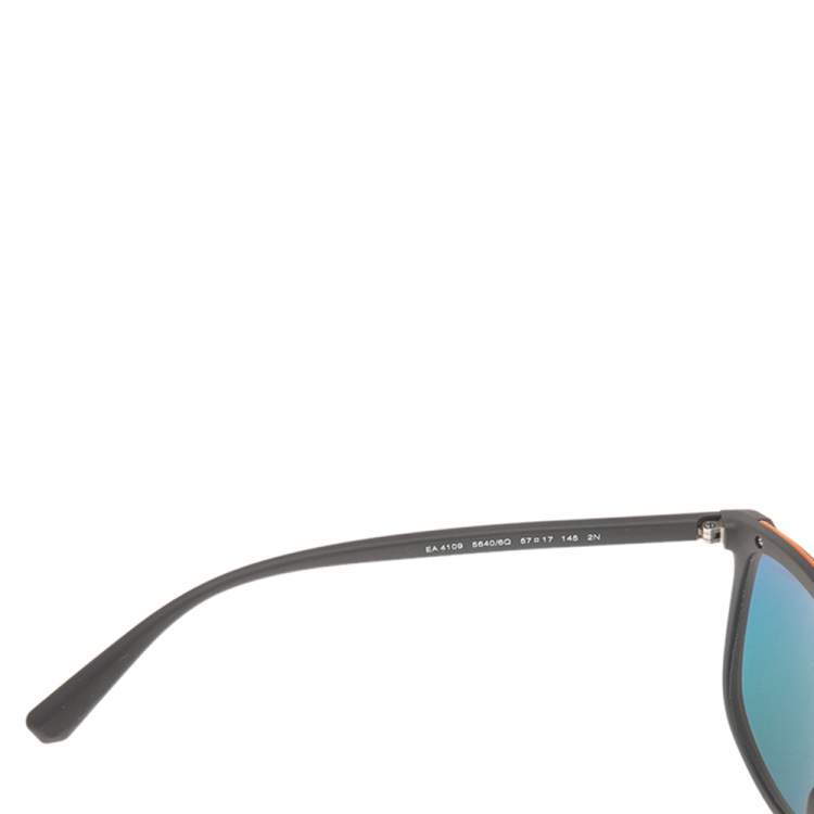 Pre Owned Emporio Armani Grey EA4109 Square Sunglasses