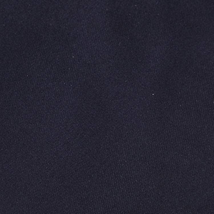 Pre Owned Emporio Armani Night Blue Silk Skinny Tie