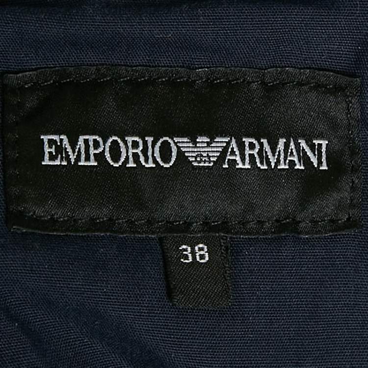 Pre Owned Emporio Armani Blue Washed Denim Jeans XXL/Waist 40"