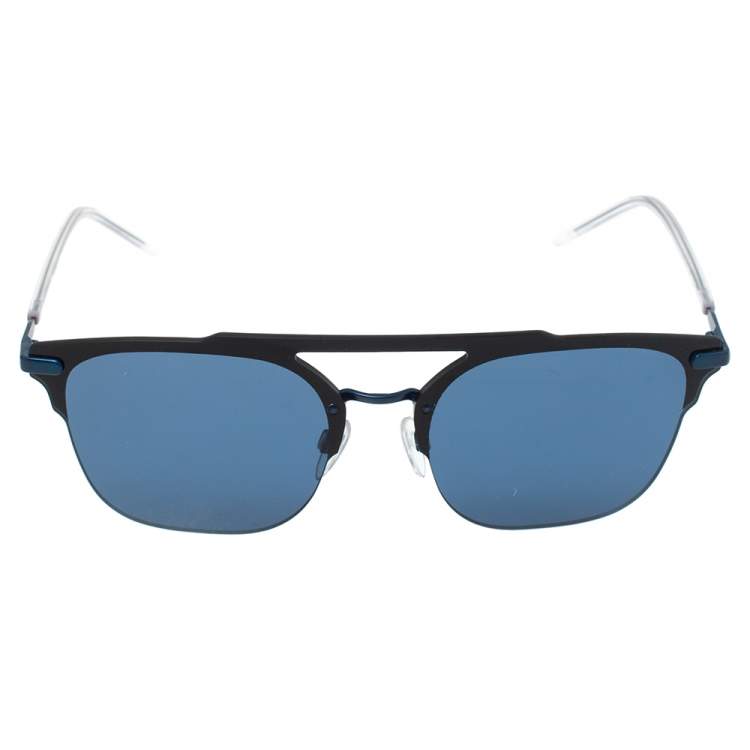 Emporio Armani Blue Tone Blue EA 2090 Square Sunglasses Emporio Armani TLC