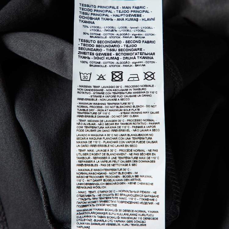 مملوكة مسبقًا Emporio Armani Grey Jersey Pocket Detail Crew Neck T-Shirt XXL