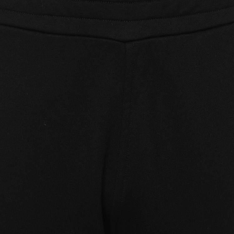 Pre Owned Emporio Armani Black Modal Blend Jogger Pants XL